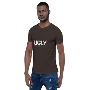 UGLY short-sleeve men's T-Shirt white writing