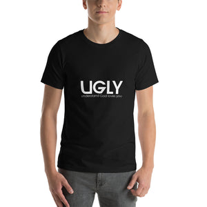 UGLY short-sleeve men's T-Shirt white writing