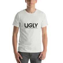 Load image into Gallery viewer, UGLY short-sleeve men&#39;s T-Shirt black writing
