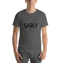 Load image into Gallery viewer, UGLY short-sleeve men&#39;s T-Shirt black writing
